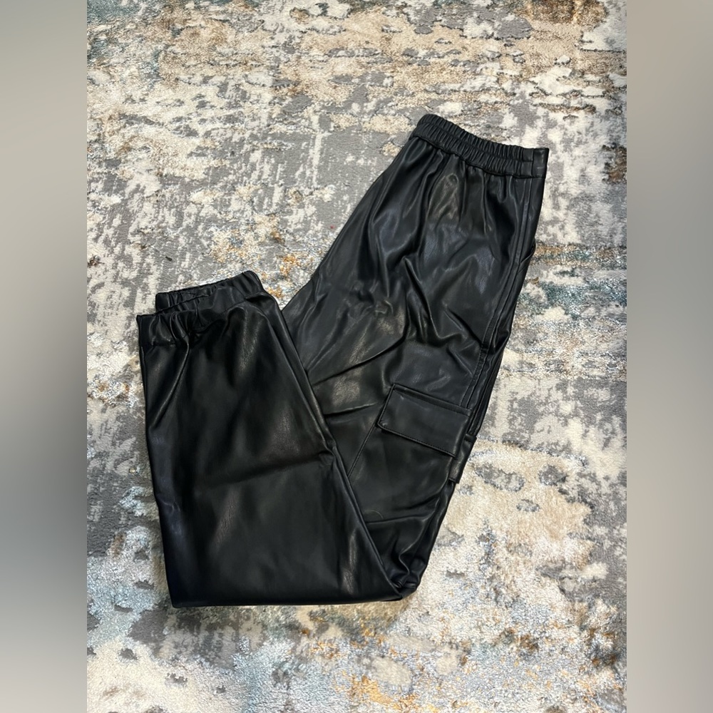 Love Tree Leather Pants